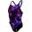 Nike Hydrastrong Multi Print Fastback One-Piece - Black