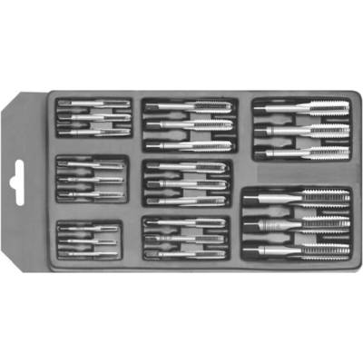 Závitníky sadové M3 - M12 levé, 24 dílů - Bučovice Tools