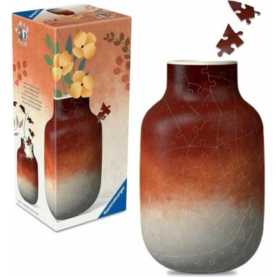 Ravensburger 3D Puzzle Moderní Váza Terakotové tóny 162 ks