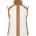 Abacus golf Потник Abacus golf Portrush hybrid vest - White (Cognac)