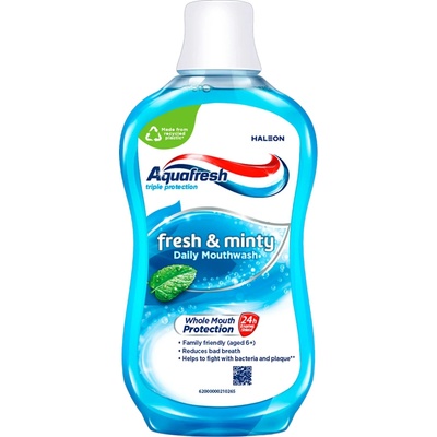 Aquafresh Fresh Mint Antibakteriálna 500 ml