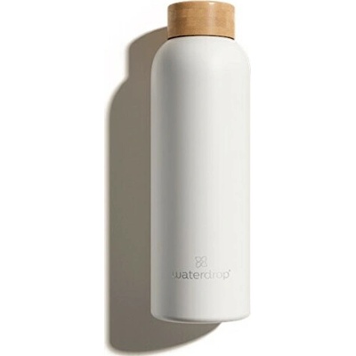 Waterdrop Thermo Steel fľaša na vodu z nehrdzavejúcej ocele farba White Matt 1 ks