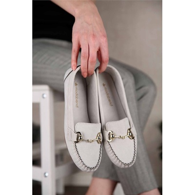 Moda Trend Дамски ежедневни обувки - Бежови 302555 (302555_Бежов)