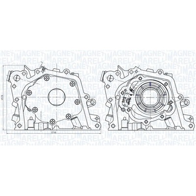 Olejové čerpadlo MAGNETI MARELLI 351516000075