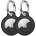 Tech-Protect Rough 2-pack калъф за Apple AirTag - черен (5906302360710)