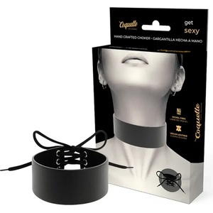  Чокър от изкуствена кожа, регулируем - Desire Choker Collar (D-229295)