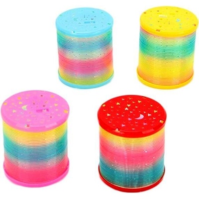 _Ostatní 1_ Pružina magická duhová svítící noční obloha na baterie Světlo 4 barvy 135619