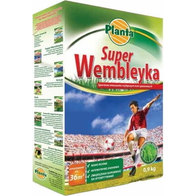 Planta Športový trávnik Super Wembley 0,9 kg Hustý, odolný trávnik na 36 m²
