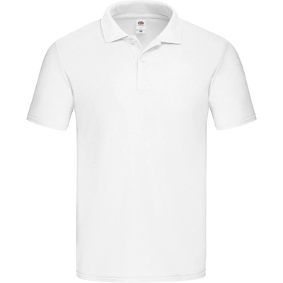 Fruit of the Loom polokošile Original polo krátký rukáv pánská bílá