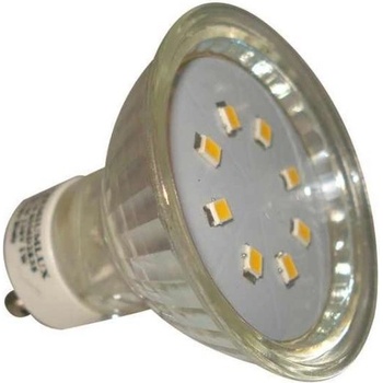 PremiumLED LED žárovka 1W 8xSMD2835 GU10 90lm studená bílá
