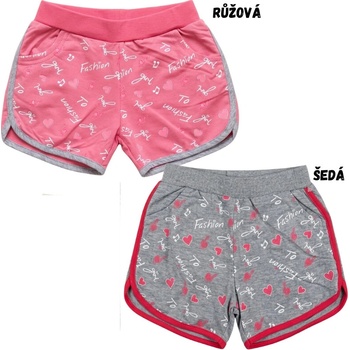 Sezon dívčí šortky šedá