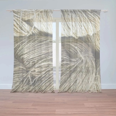 Sablio Záclony Povrázky: 2ks 150x250cm