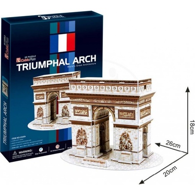 CubicFun 3D puzzle VÍTĚZNÝ OBLOUK 26 ks