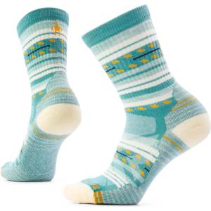 Smartwool Дамски туристически чорапи Smartwool Women's Hike Light Cushion Margarita Crew Socks Walking socks - Dusty Teal - размер 38-41 (EU) (201-6960-0912)