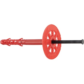 Image 1 of KAMFIX ДЮБЕЛ ЗА ТОПЛОИЗОЛАЦИЯ ПЛАСТМАСОВ ПИРОН kamfix 10х140 ЧЕРВЕН (9717 10140-200)