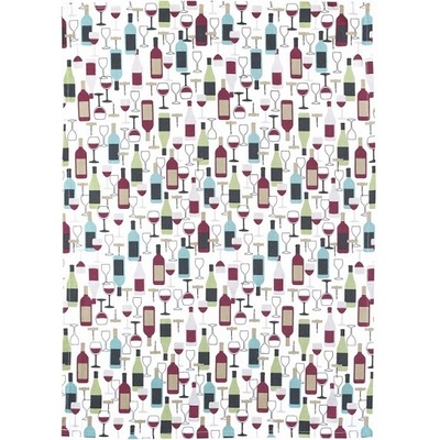 SCAN QUILT Dekoro 73741 Poháre a fľaše vínové 50x70 cm