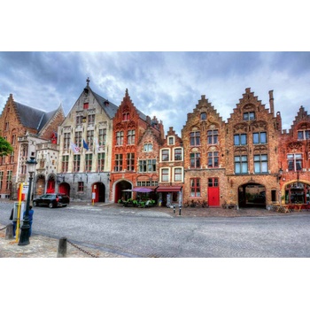 DIMEX ART s. r. o Флизелинов фототапет средновековни улички 375 x 250 см