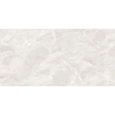 Mexen Fantasy Bianco полиран гранитогрес ректифициран G1, подова и стенна плочка 120 x 60 см, зигзагообразен - TL430-120-060-00 (TL430-120-060-00)