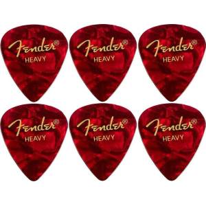 Fender 351 Shape Premium 6 Red Moto Перце за китара (098-2351-509-6PACK-SET)