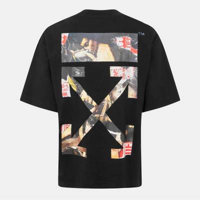 OFF WHITE Тениска OFF WHITE Men's Paint Arrow T-Shirt - Black