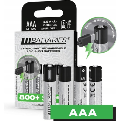 LIIBATTARIES 500 mAh USB-C LIB667110