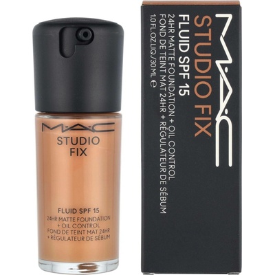 MAC Cosmetics Studio Fix Fluid SPF15 24HR Matte Foundation + Oil Control matující make-up SPF15 NW40 30 ml