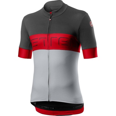 Castelli Prologo VI dark gray/red/silver gray pánský