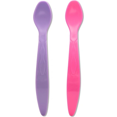 Baby Care Комплект лъжички Lorelli - My Friend, 2 броя, Pink & Purple (10230130005)