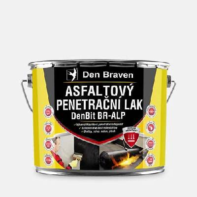 Den Braven Asfaltový penetrační lak DenBit BR – ALP Typ: kbelík, Barva: černá, v balení: 4,5 kg