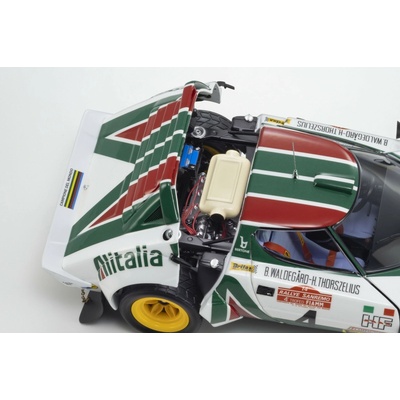 Kyosho Lancia Stratos HF B.Waldegard Winner San Remo 1976 Nr.4 1:18