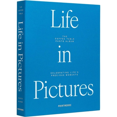 Fotoalbum LIFE IN PICTURES, modrá, Printworks