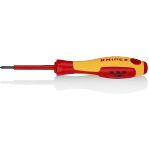 KNIPEX Отвертка PZ 0, VDE 1000V жълто-червена ръкохватка 162мм, Knipex (K982500) - xmall