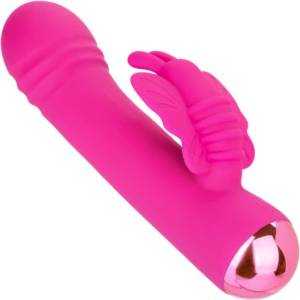 CalExotics Дебел рабит вибратор с въртящ връх Chubby Rotating Butterfly