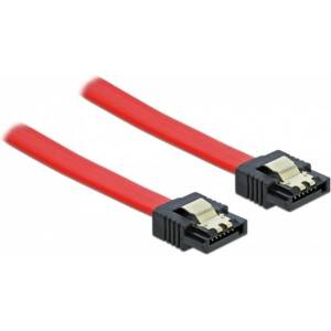 Delock Интерфейсен кабел SATA III DeLock, Прави конектори, 30 cm