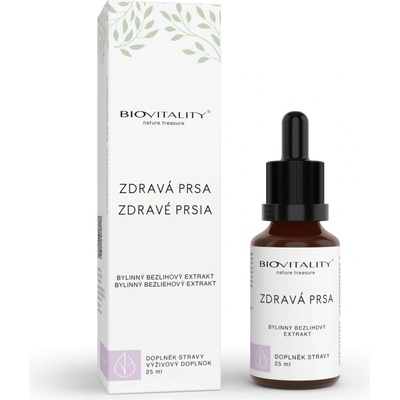 Green idea Zdravá prsa bezlihová tinktura kapky 25 ml