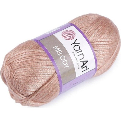 Pletací příze Melody 100 g YarnArt - 12 (885) béžová tm.