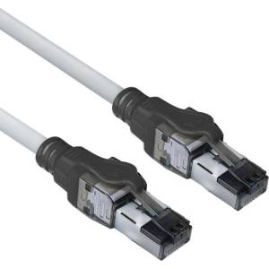 ACT Мрежов пач кабел ACT S/FTP, CAT6A IDC 4PPoE/PoE++100W LZSH, 1.5 m (IM8600-IB8600) - tehnik