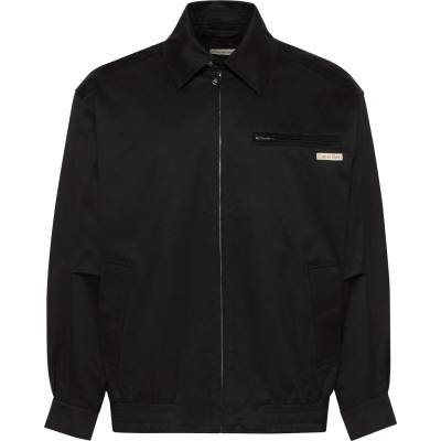 Calvin Klein Jeans Риза с дълъг ръкав Calvin Klein Jeans Men's Logo Shirt Jacket Long Sleeve Zip Parka - Black