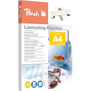  Peach Peach фолио за ламиниране A4 125mic PP525-02 гланцирано, 100 броя (PP525-02)