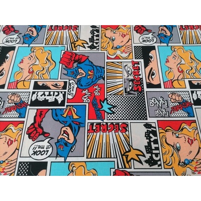Dekoračná látka KOMIKS 140 šírka 140 cm