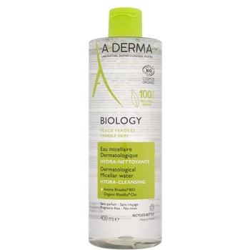 A-DERMA Biology Dermatological Micellar Water Hydra-Cleansing 400 ml хидратираща мицеларна вода за жени