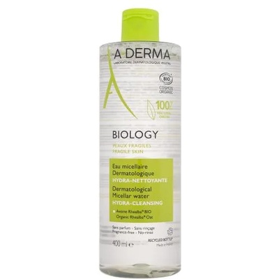 A-DERMA Biology Dermatological Micellar Water Hydra-Cleansing 400 ml хидратираща мицеларна вода за жени