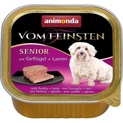 Animonda Vom Feinsten Senior Dog drůbeží a jehněčí maso 22 x 150 g