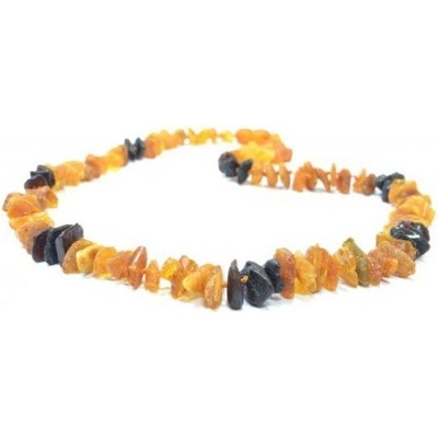 Jantarový Přírodní Obojek proti klíšťatům a blechám Baltské jantary MAX NaturalBlack Amber 55 cm č. 194