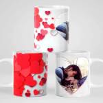 Art gift Чаша със снимка сърчица