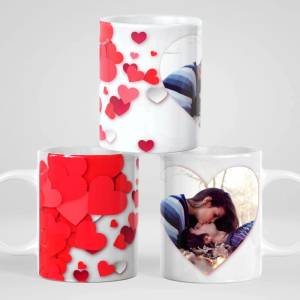 Art gift Чаша със снимка сърчица