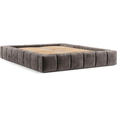 Maison de Reve Кафяво тапицирано двойно легло с място за съхранение с включена подматрачна рамка 200x200 cm Aruba L - Maison de Rêve (ARUBAL200_MDR_P0_LOT39_M0_NF_T0_L65)