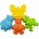 Teddies Формички за пясък пластмасови животни 4 бр (00880111)
