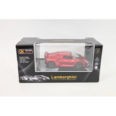 RC auto Lamborghini Sesto Elemento červené 18 cm