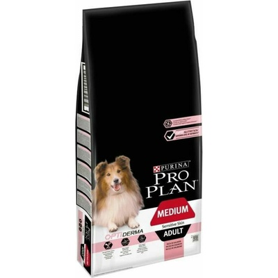 Purina Medium Adult Sensitive Skin Losos 14 kg